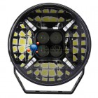 LED verstraler 12000LM rond Black 